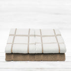 100% Cotton Terry Dish Towels, 4 pack16 x26 Inches, Super Soft and Absorbent Kitchen Towels, Perfect for Kitchen Cleaning and Dish Washing | Tan