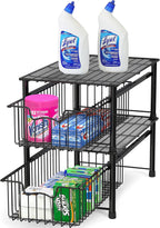 Simple Houseware Stackable Basket Drawer, Black