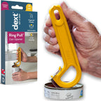 Ring Pull & Pop Top Can Opener (Apricot) Easy Open Any Pull Tab Cans for Seniors, Soda, Pet Food, Cat Cans, Beer, Parkinsons Aids for living Gifts, Gadgets for People with Arthritis, kitchen gadgets.