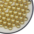 Gold Pearl Sugar Sprinkles 3.53 oz, 14mm Candy Pearls Ideal for Baking, Cake and Cupcake Toppers, Cookie Decoration, Ice Cream Topping, Wedding Shower Valentines Halloween Christmas