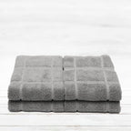 100% Cotton Terry Dish Towels, 4 Pack Plain, 16 x26 Inches, Super Soft and Absorbent Kitchen Towels, Perfect for Kitchen Cleaning and Dish Washing | Light Gray