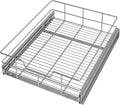 Pull Out Cabinet Organizer 14" W X 22" D, Slide Out Drawers For Kitchen Organizers and Storage, Pull Out Drawers For Cabinets Capacity Heavy Duty Caddy, Cabinet Shelves Chrome-Plated, Bathroom Pantry