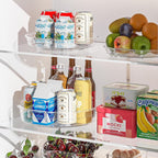 3 Pack Lazy Susan Organizer, Clear Lazy Susan Turntable Organizer for Cabinet, Kitchen, Refrigerator, Pantry, Bathroom, Rotating Spice Organization, 3 Size 9.25'' 10.6'' 12'', Acrylic