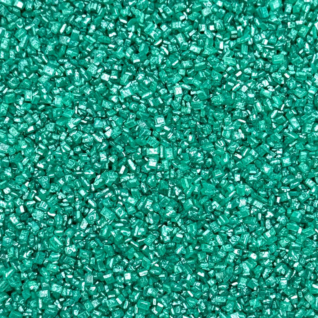 Fancy Sprinkles Emerald Green Fancy Sugar Pearlescent, Sparkly Sugar Crystals (8 OZ)