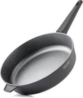 THE ROCK SOHO 12.5-Inch Nonstick Frying Pan – Compact for Urban Kitchens, Nothing Sticks, Never Warps, Lasts Longer, Oven & Dishwasher Safe, Black