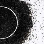 Kasvan Sanding Sugar Sprinkles - Edible Sugar Crystals, Baking Cake Decorations, Ice Cream Toppings cupcake Decorating, Wedding Party Chirstmas Supplies, 85g/3.2oz (Black)