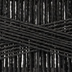 LA JOLIE MUSE Wicker Storage Baskets for Organizing, Recyclable Paper Rope Basket with Wood Handles, Decorative Hand Woven Basket Organizers for Makeup Books Shelves Living Room, Black, Set of 2