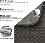 2-Pack Dark Gray Dish Drying Mat 18 x 24 inches – XL Drying Matt Kitchen Counter,Dish Drying Mats for Kitchen Counter, Super Absorbent, Anti-Slip, Fast Drying, Kitchen Must-Have