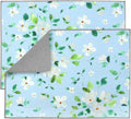 2 Pack Jasmine Dish Drying Mats For Kitchen Counter, Floral Print Dish Drying Mat - 20x15 inches, Absorbent Kitchen Counter Drying Mat, Dish Mat, Fast Drying