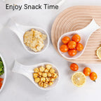 Spoon Rest for Stove Top, Kitchen Spoon Holder, White Marble Spoon Rest for Counter, Ceramic Cooking Utensil Rest for Spatula, Ladle, ANTIS'S HOME
