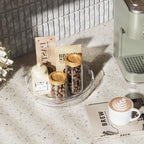 3 Pack Lazy Susan Organizer, Clear Lazy Susan Turntable Organizer for Cabinet, Kitchen, Refrigerator, Pantry, Bathroom, Rotating Spice Organization, 3 Size 9.25'' 10.6'' 12'', Acrylic