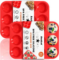 Anaeat Silicone Muffin Pan set- Regular 12 Cups Cupcake Tray, Non-Stick Silicone Baking Molds for Making Muffin Cakes, Cupcake, Chocolate, Bread,Tart and Desserts, Just Pop Out (2 Pack)