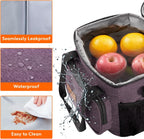Lifewit Medium Lunch Bag Insulated Lunch Box Soft Cooler Cooling Tote for Adult Men Women, Purple 12-Can (9L)