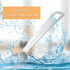 2Pcs 3/4 tsp Measuring Spoon, (1/4 tbsp | 3.75 ml | 1/8 oz) Stainless Steel Measure Spoons, Tablespoon Measuring Spoon with Precise Scale(Silver)
