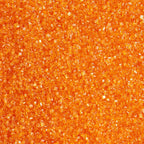 Sentovac Orange Sanding Sugar for Baking Edible Sparkling Sugar Sprinkles Coarse Sugar Crystals for Baking Topping Cake Cookie Cupcake Topper Ice Cream Decoration Supplies 3.2 OZ