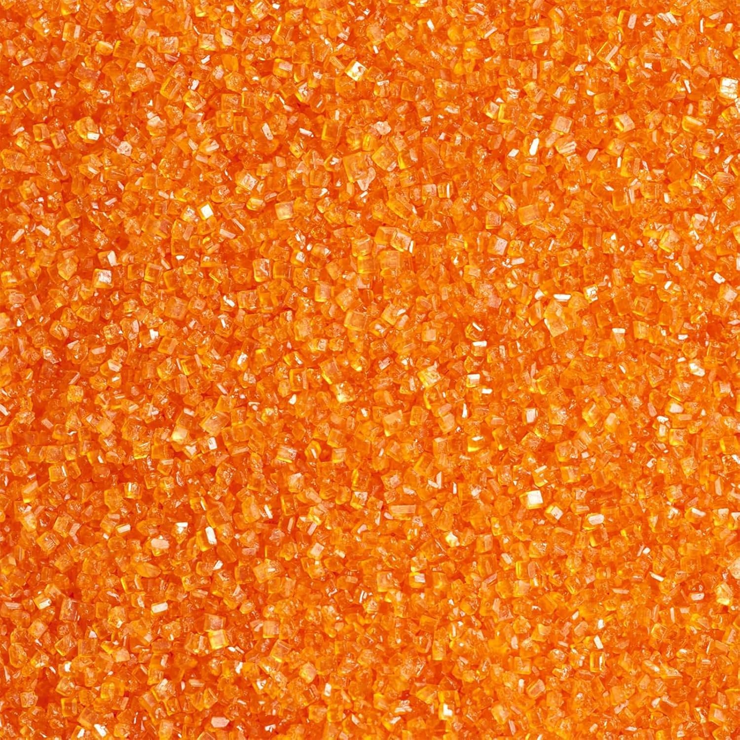 Sentovac Orange Sanding Sugar for Baking Edible Sparkling Sugar Sprinkles Coarse Sugar Crystals for Baking Topping Cake Cookie Cupcake Topper Ice Cream Decoration Supplies 3.2 OZ
