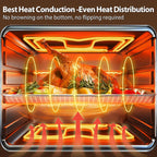 Stainless Steel Cookie Sheets, Baking Sheet Pan Set of 3, Non Stick and Heavy Duty and Easy Clean, 9/12/16 Inch