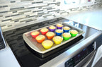 | Professional Silicone Baking Cups | Premium 12 Piece Set | Reusable Cupcake Muffin Pans | BPA Free