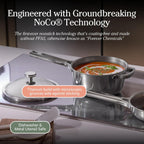 Our Place Titanium Mini Perfect Pot Pro - 2.75 Qt No-Coating Nonstick Pot | Tri-Ply Titanium & Stainless Steel | Oven-Safe up to 1000°F & Compatible with All Cooktops | Chrome