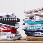 T-FAL Premium Waffle Dish Cloths: Highly Absorbent, Super Soft Long Lasting - 100% Cotton, 12"x13" Flat Waffle Dish Towel for Cleaning & Drying Dishes, (4-Pack), Neutral