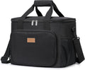 Lifewit Large Lunch Bag Insulated Lunch Box Soft Cooler Cooling Tote for Adult Men Women, Burgundy 40-Can (24L), 13.7"×11"×11"
