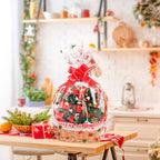 100' Long x 17.5' Wide Crystal Clear Cellophane Roll - 3 Mil Thicker Merry Christmas Cellophane for Gift Baskets, Flower Arts, Crafts, Food Treats Wrapping
