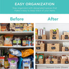 Best Choice Products Set of 4 9x12in Water Hyacinth Pantry Baskets, Woven Organizers w/Chalkboard Label, Chalk Marker - White