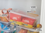 Rubbermaid Cleverstore 6 Qt Clear Storage Bins with Lids, 12-Pack, Stackable, BPA-Free, Made in USA