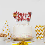 Irn man Happy Birthday Cake Topper - Birthday Decorations.