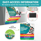 Air Fryer & Instant Pot Magnetic Cooking Guides - 7" x 6" Each - Set of 2 Instant Pot Air Fryer Accessories Cook Books - Airfryer Kitchen Accessories & Kitchen Gadgets 2025