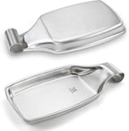 MSY BIGSUNNY Spoon Rest for Stove Top, 304 Stainless Steel Cooking Utensils Spatula Rest for Kitchen Counter, 2 Pack