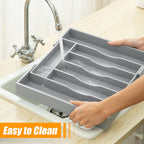 Kitchen Silverware Drawer Organizer and Storage Best Grandpa Grandfather Elder Men Father Day Grandparents Great Papaw Peepaw Grampy Pawpaw Granddad Happy Birthday Christmas Xmas Unique Cool Gifts