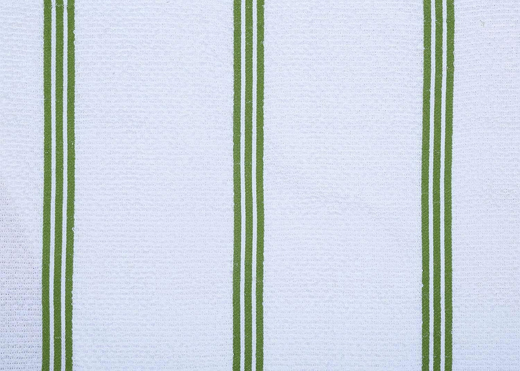 AMOUR INFINI Kitchen Towels Pack of 4 - Absorbent, Quick Drying Premium Cotton Tea Towel - Kitchen Linens 16x28 Inch Dish Towels with Hanging Loop (Green)