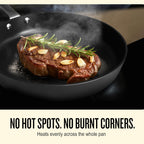 Alva Maestro Mini Cookware Duo – 8" Ceramic Nonstick Fry Pan & 1.7Qt Stainless Saucepan with Lid – PFAS/PFOA/PTFE-Free, Oven & Induction Safe, Easy-Clean, Durable Small-Space Cookware Set