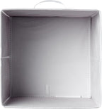 Amazon Basics Collapsible Fabric Storage Cubes Organizer with Handles, Sturdy, White, 10.5-x-10.5-x-11-inch, Pack of 6
