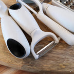 Beille Cream Stainless Steel Wheat Straw Vegetable Peeler Kitchen Utensils
