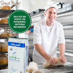Great River Organic Milling Lily White Organic All-Purpose Flour | Unbleached & Unbromated | Non-GMO, Kosher | Ideal for Bread, Cookies, Cakes, Pizza Dough & Everyday Baking | 50 Lb