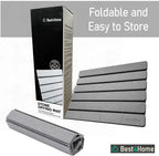 Stone Drying Mat for Kitchen Counter - Grey 12x16In Dish Drying Mat - Foldable Diatomite Stone Dish Rack - Absorbent Diatomaceous Earth Non-Slip Tray for Bathroom