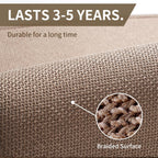 Durable Non-Slip Kitchen Mats，Kitchen Mats in Front of Sink,Quick Drying Mat for Kitchen Counter, 17x59 Brown Water and Oil Absorbent Runner Rugs for Kitchen