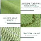 SINLAND Microfiber Dish Cloth for Washing Dishes Dish Rags Best Kitchen Washcloth Cleaning Cloths with Poly Scour Side 5 Color Assorted 7.87inchx7.87inch 20pack