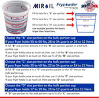 MirOil L103 Fry Powder Oil Stabilizer and Filter Aid, Case of 3 Gallons of Fry Powder, Remove Fryer Oil Contaminant, Save Grease & Remove Carbon Deposits, Reduce Usage, Deep Fryer Cooking Grease Saver