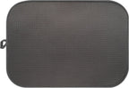 Dark Gray Dish Drying Mats 20" x 15", XL Kitchen Drying Mat for Counter, Microfiber Dish Dryer Mat, Microfiber Dish Rack Mat, Foldable Dish Drying Pad for Dishes, Pots, Pans (Dark Gray)