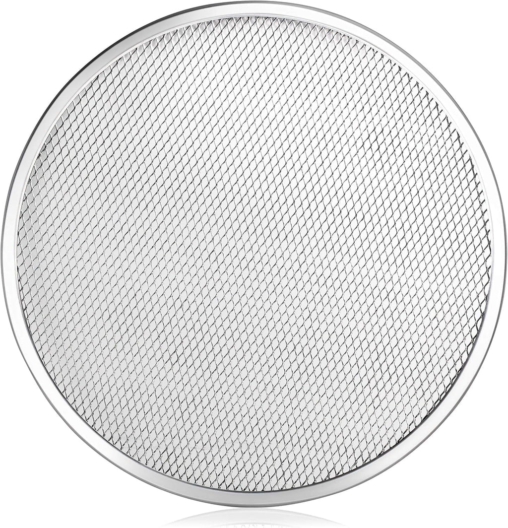16-inch Aluminum Pizza Screen | Commercial Grade Pizza/Baking Screen for Oven | Pizza Baking Tray for Home And Restaurant | Round, Aluminum, 16-inch [1PK]