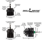 The Ultimate No-Wire Grill Brush Kit - BBQ Accessories - Drill Brush - Rust Remover - Cast Iron Skillet - Grill Cleaner - BBQ Brush - Grill Accessories - Grill Scraper - Electric Smoker - Gas Grill