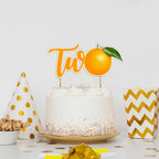 Seyal® Orange Two Cake Topper