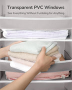 ULG Over The Door Organizer with 6 Large Pockets 12 Side Pockets, 50lbs Weight Capacity Door Hanging Organizer for Bedroom, Bathroom, Pantry, Nursery Storage, Gray