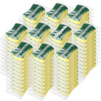 100 Pcs Individually Wrapped Sponges,Uncompressed Non Scratch Scrouing Sponges for Household Cleaning Dishes Kitchen Airbnb Apartment Car Bike