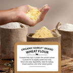 Be Still Farms Kamut Flour Organic Bulk - Bread Flour for Baking (4.8 lb) Khorasan - Organic Whole Wheat Flour Unbleached - High in Fiber | USA Grown | USDA Certified | Vegan | Non-GMO
