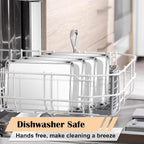 E-far 4 Pack Toaster Oven Trays, 9.4”x7.3” Stainless Steel Small Baking Cookie Sheets, Mini Non-toxic Metal Baking Pans for Cake, Healthy & Rust Free, Mirror Finish & Dishwasher Safe