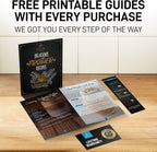 Zulay Kitchen Milk Frother with Patented Tornado Triple Whisk – Handheld Foam Maker for Coffee, Lattes, Matcha & Hot Chocolate – Rich, Creamy Froth in Seconds -